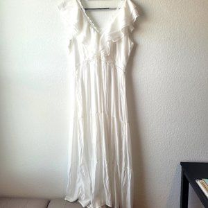 White beachy dress